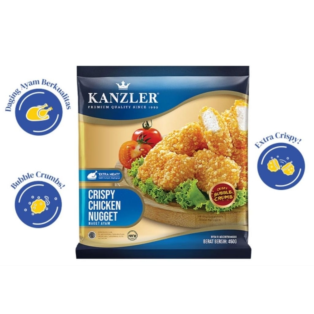

Kanzler Crispy Chicken Nugget (450gr)