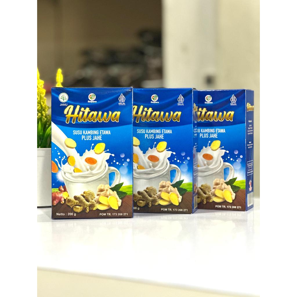 

(Ready) HITAWA Susu Kambing Etawa+Jahe Merah
