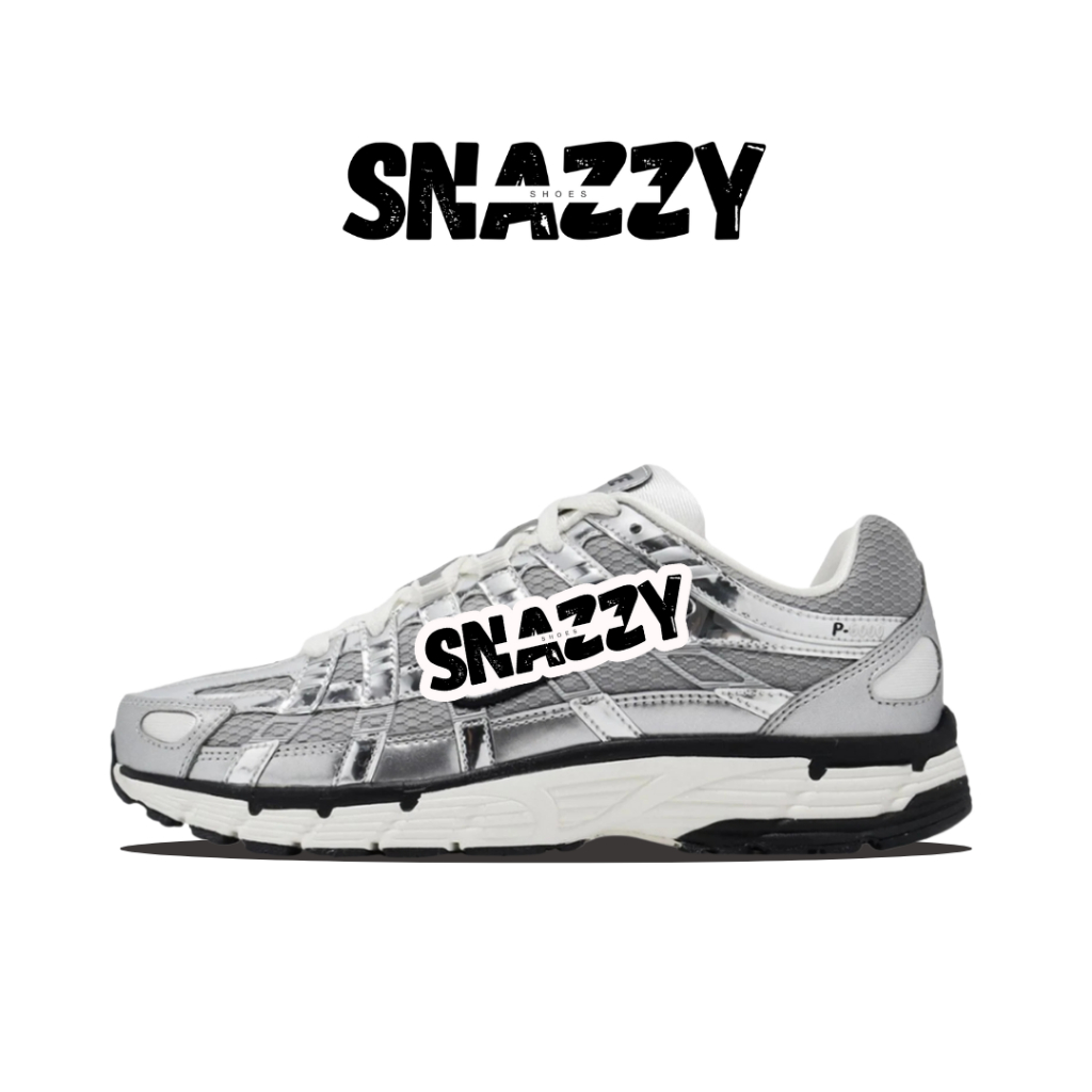 Sepatu Sneakers Pria Wanita P-6000 Metallic Silver CN0149-001