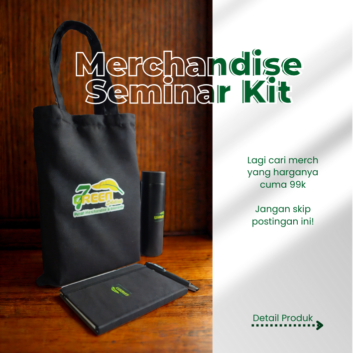 Seminar Kit Custom / Merchandise Kit / Paket Seminar Kit