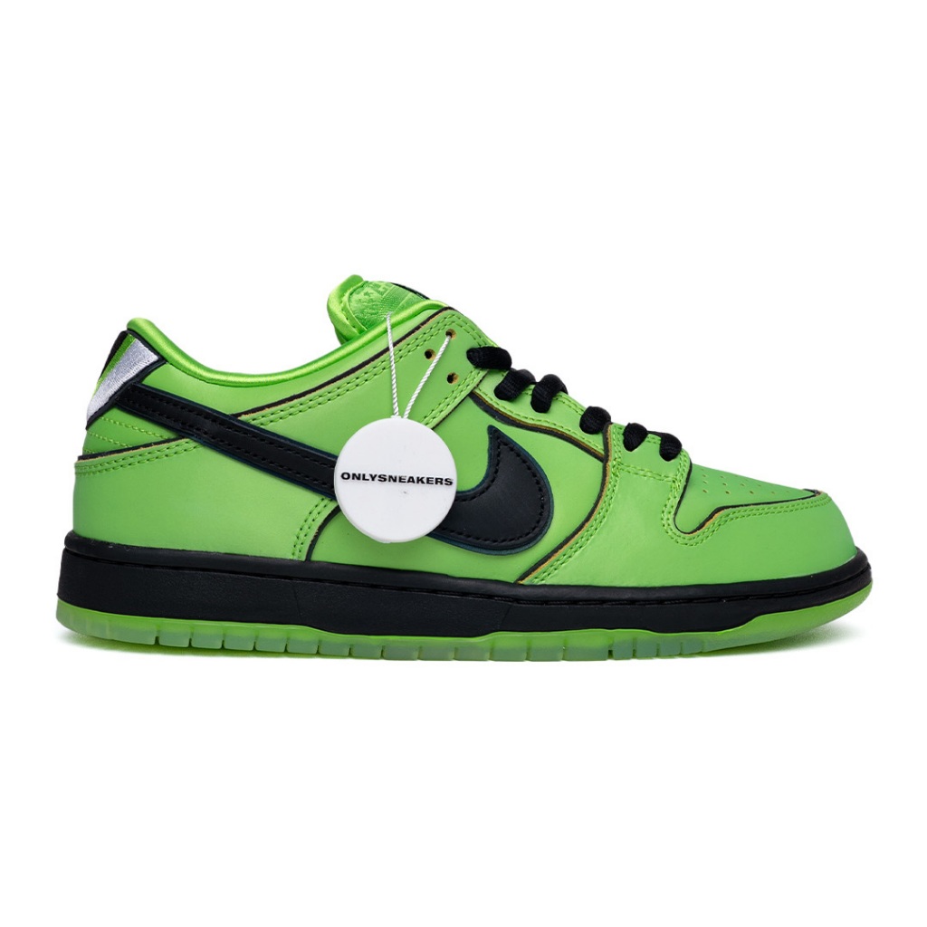 SB DUNK LOW THE POWERPUFF GIRLS BUTTERCUP