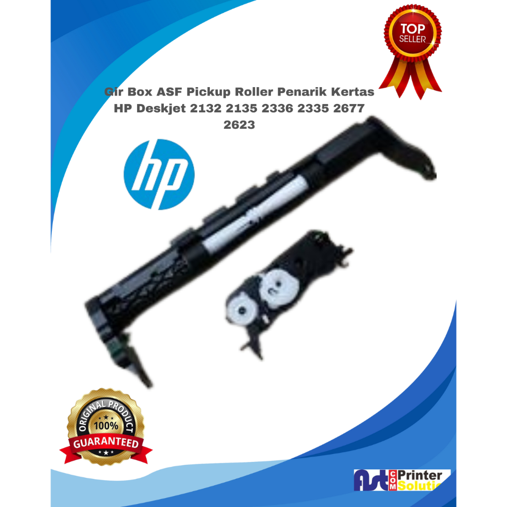 Gir Box ASF Pickup Roller Penarik Kertas HP Deskjet 2132 2135 2336 2335 2677 2623