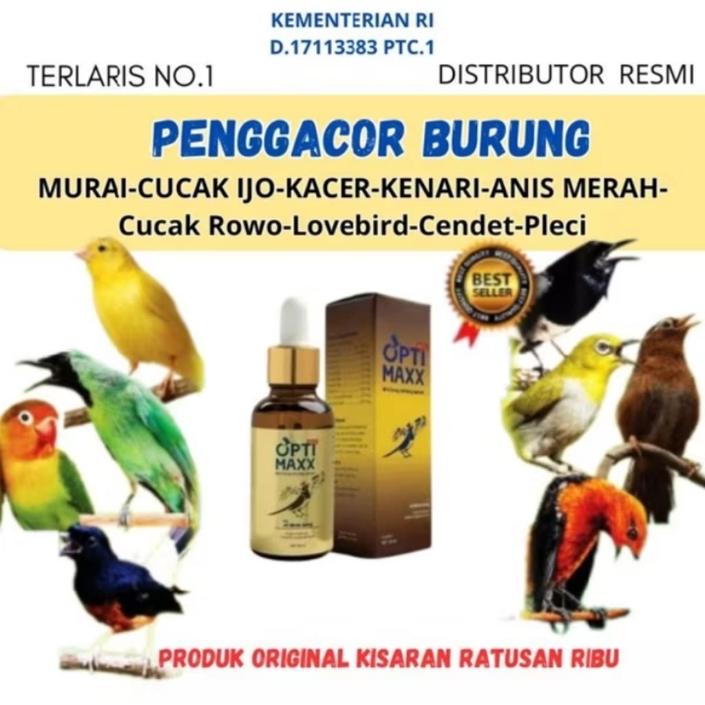 OPTIMAXX ORIGINAL 100% Vitamin Penggacor Burung
