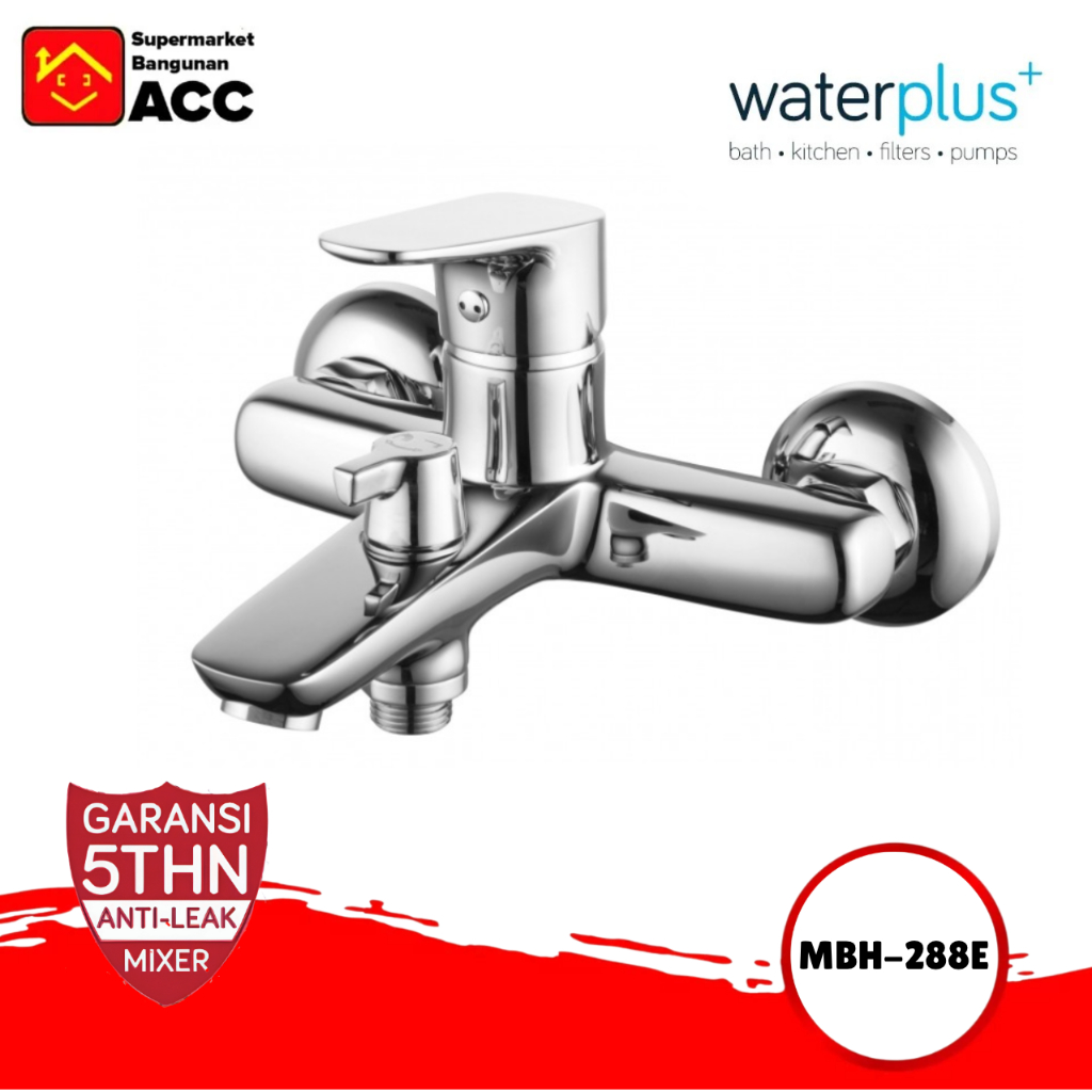 Waterplus MBH-288E Bath Mixer w/ Diverter Kran Shower Mixer
