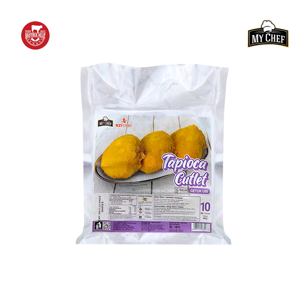 

MY CHEF Getuk Ubi / Tapioca Cutlet Frozen - Brothermeatshop