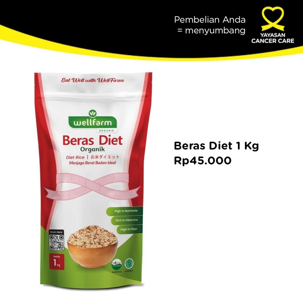 

WellFarm Beras Diet Organik 1 Kg Diet Sehat