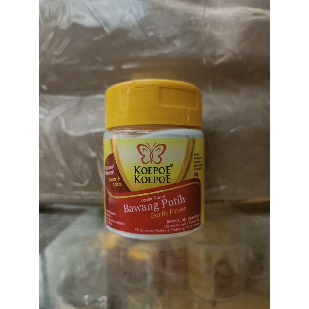 

BUBUK BAWANG PUTIH KOEPOE KOEPOE 64GR