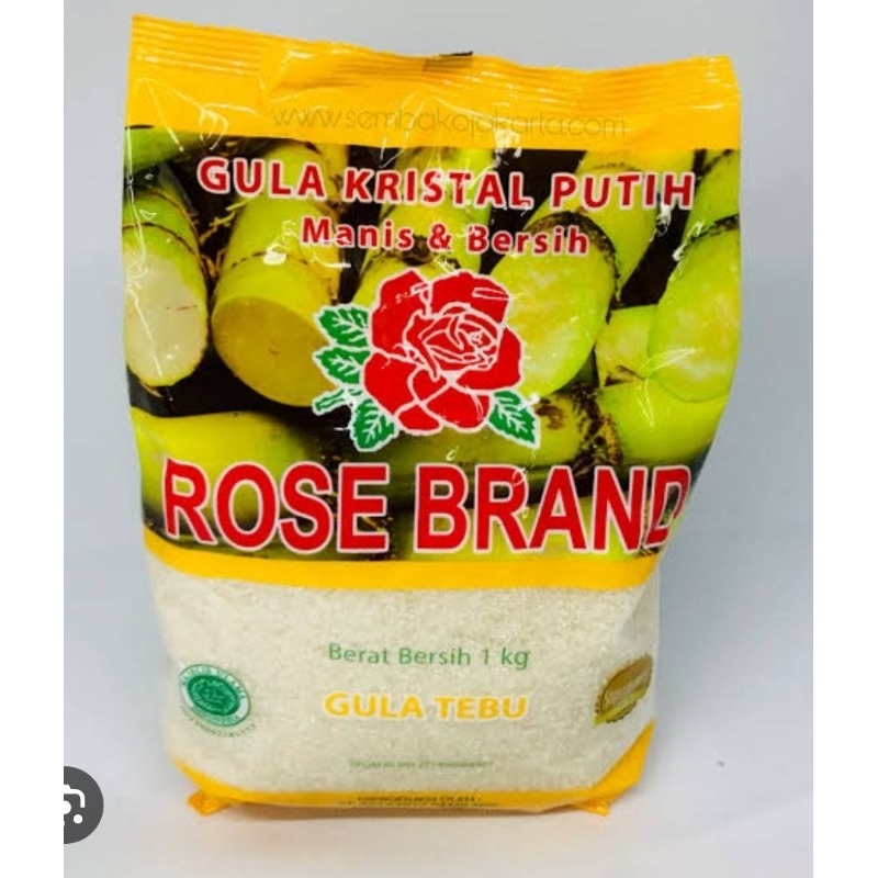 

Gula Rose Brand 1 kg / Rosebrand Gula Pasir 1 kg Random Kuning Hijau / Gula Pasir Rose Brand 1 kg