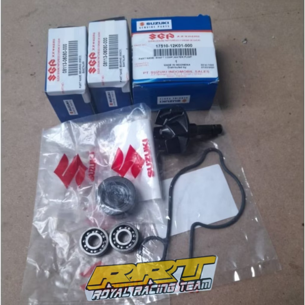 Sil Seal Radiator Waterpump Bering laher Kipas Suzuki Satria Fu Fi injeksi GSX Bandit Raider Fi Orig