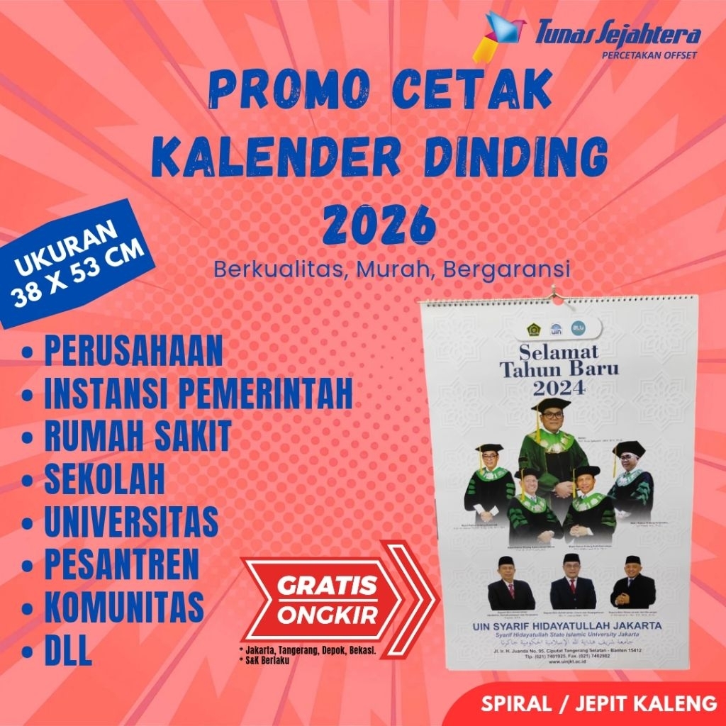 

Cetak Kalender 2026 Ukuran 38x53 Jumbo 4 Lembar