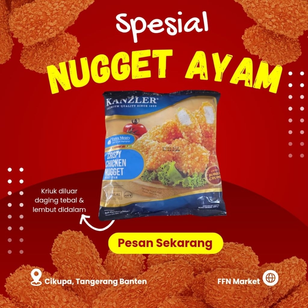 

Nugget KANZLER Chicken Crispy 450 Gr