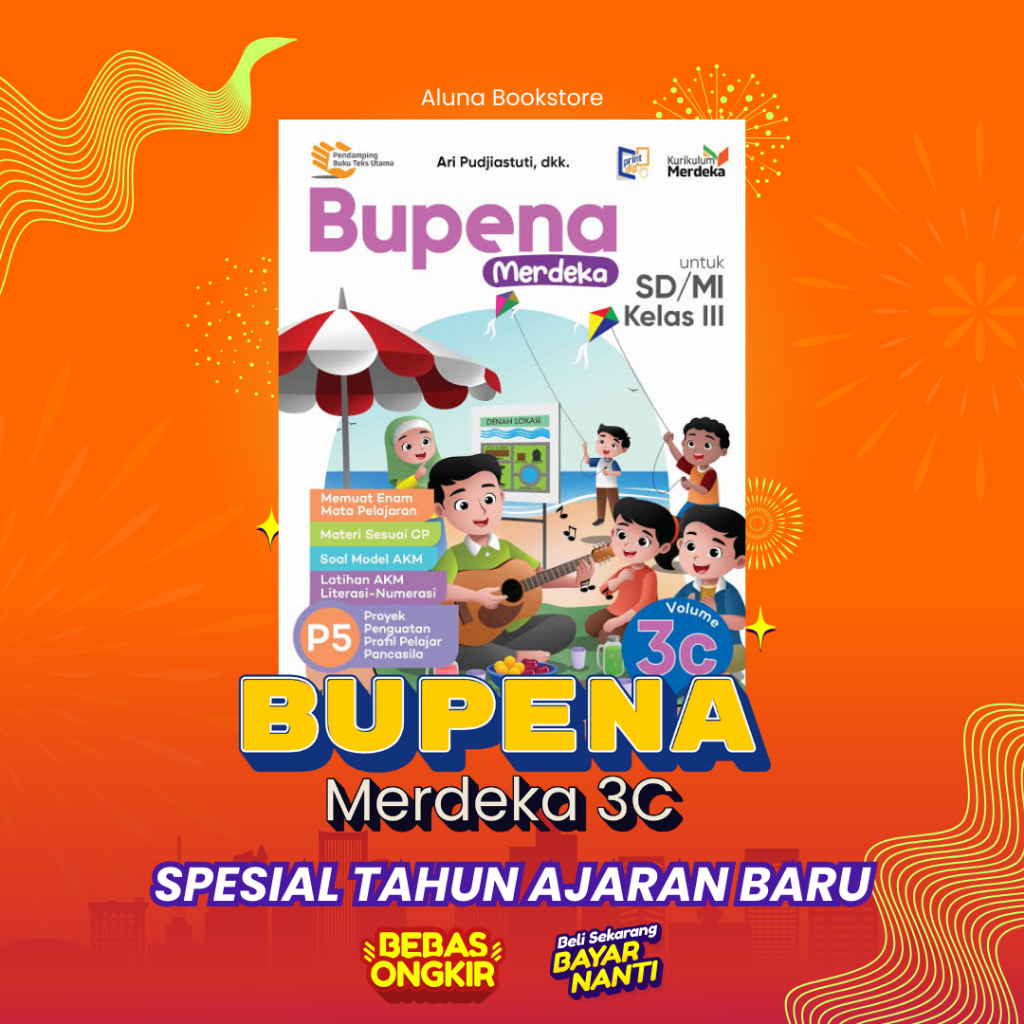 Bupena SD MI Kelas 3 Erlangga Kurikulum Merdeka
