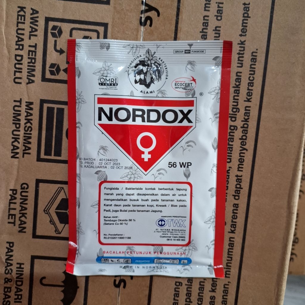 FUNGISIDA NORDOX 56 WP 100 GRAM