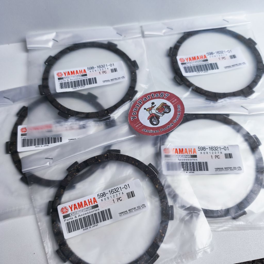 598-16321-01 Kampas Kopling satuan Yamaha RX KING RXK Kode 598 Ori JAPAN