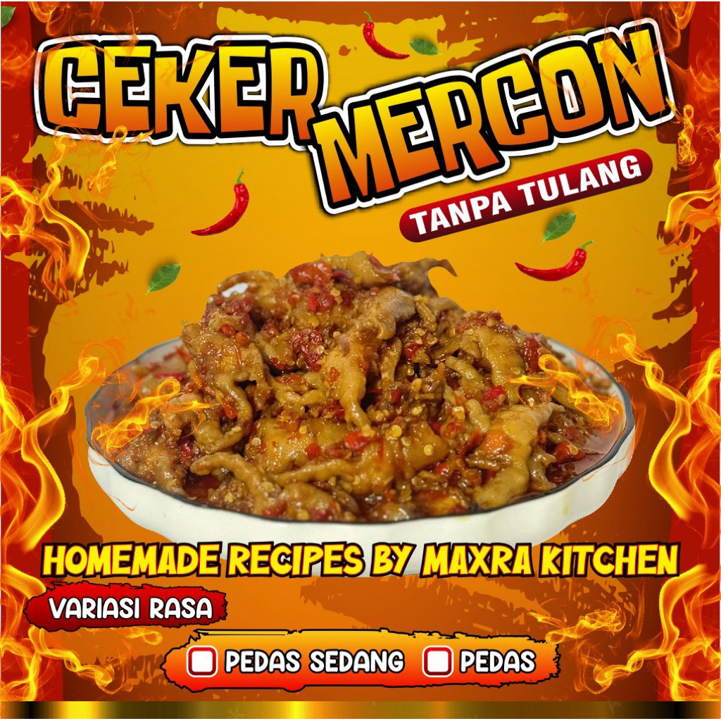 

Ceker Mercon Tanpa Tulang Vacuum Pack By MaxraKitchen