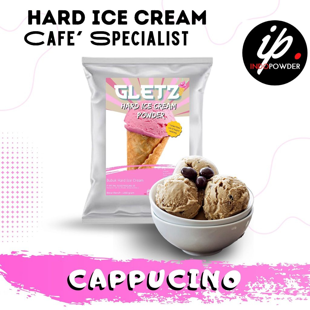 

Indopowder - Bubuk ES KRIM / ICE CREAM CAPPUCINO 1Kg Untuk Cafe, Waralaba, Resto dan Usaha Minuman