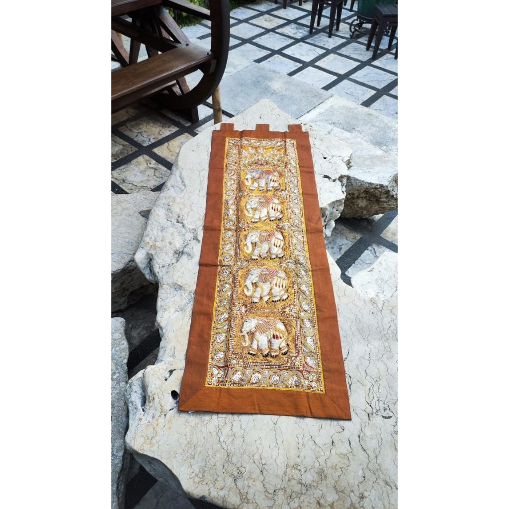 HIASAN DINDING GAJAH PAYET PANJANG ASLI THAILAND