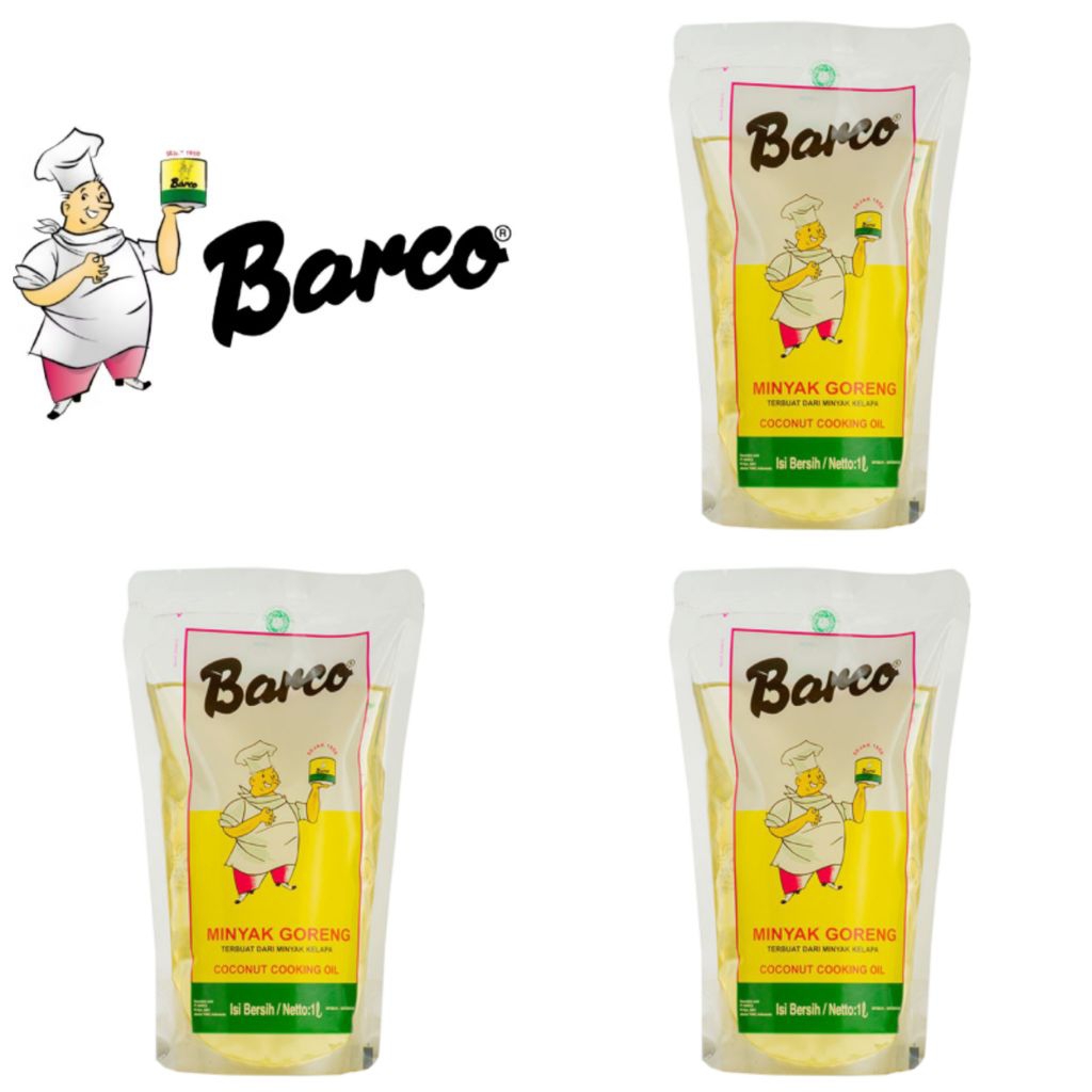

Barco Minyak Goreng Kelapa Kantong 1 Liter
