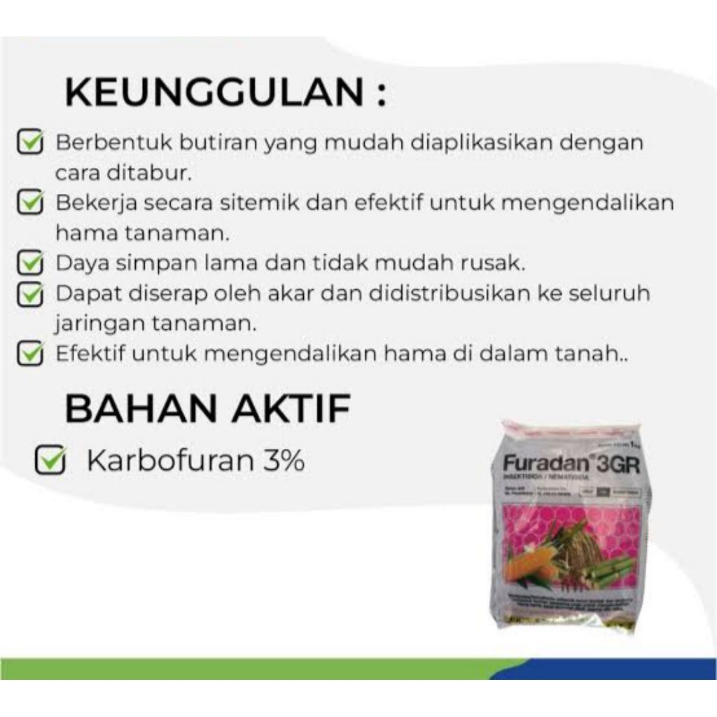 Pupuk furadan 1kg