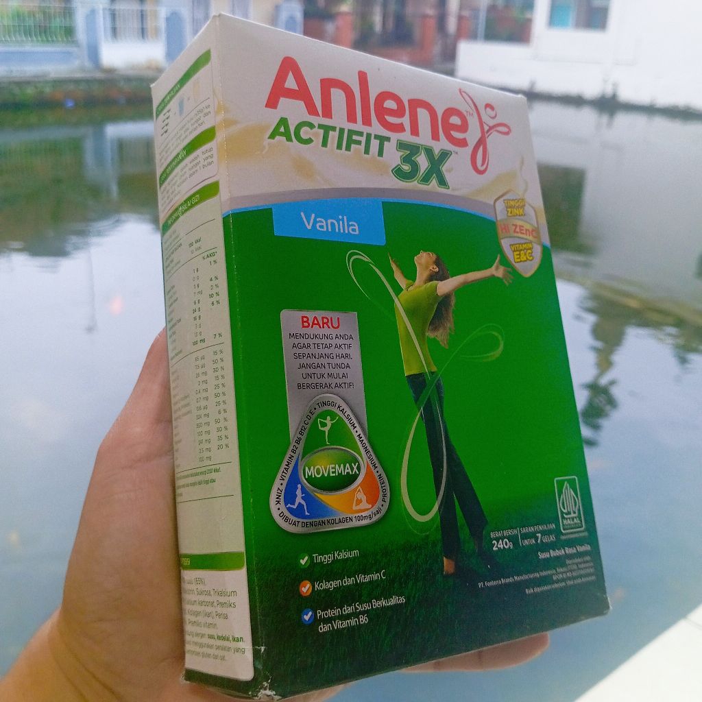 

Anlene Actifit 3X Susu Bubuk Dewasa Vanilla 240 gr - Nutrisi Kesehatan Tulang Sendi dan Otot