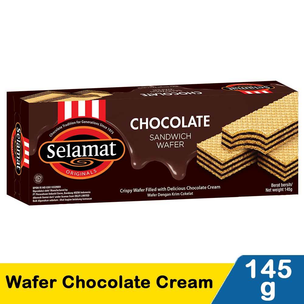 

selamat wafer chocolate cream 145g