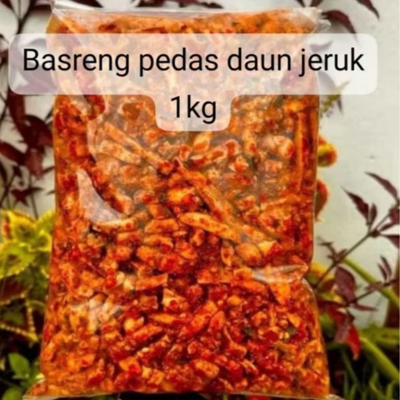 

Basreng Extra Bumbu Pedas Daun jeruk 1kg Keripik Kerupuk