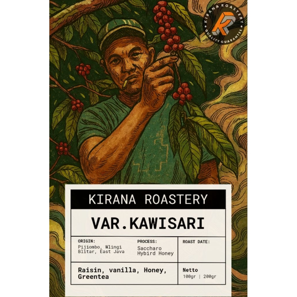 

ARABIKA VAR.KAWISARI BLITAR | SPECIALTY ROASTBEAN 200gr