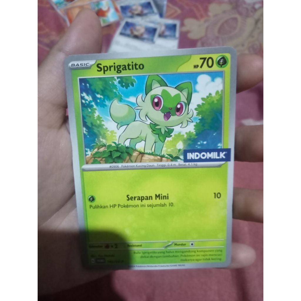 Kartu Pokemon x Indomilk Original