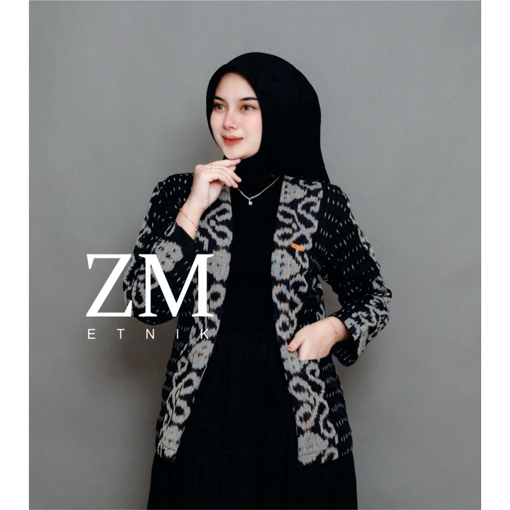 ZM ETNIK - Blazer Tenun Diajeng