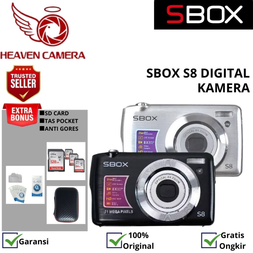 SBOX S8 CAMERA DIGITAL / SBOX S8 / DIGITAL CAMERA SBOX S8