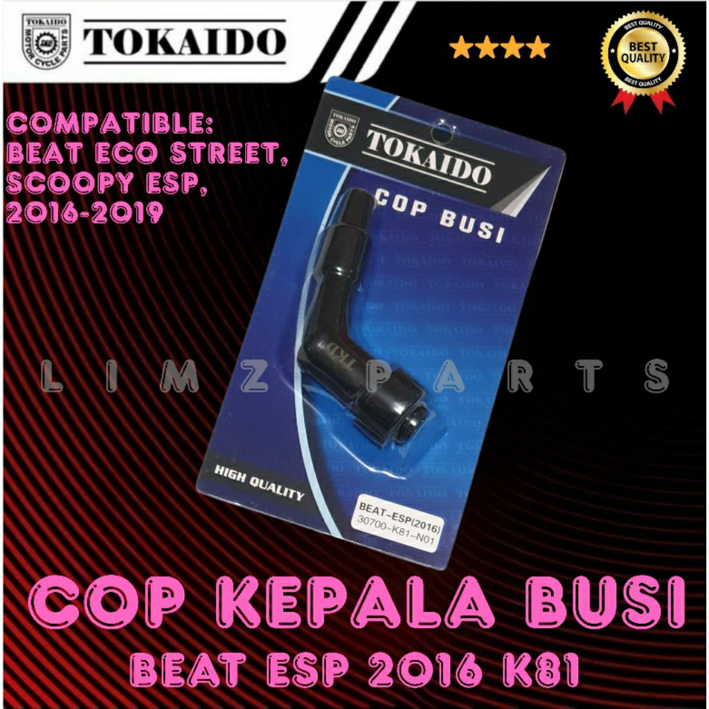 COP KEPALA CANGKLONG TUTUP BUSI BEAT ESP 2016 K81 TOKAIDO.COMPATIBLE :
BEAT ECO, STREET 2016 -2019,
