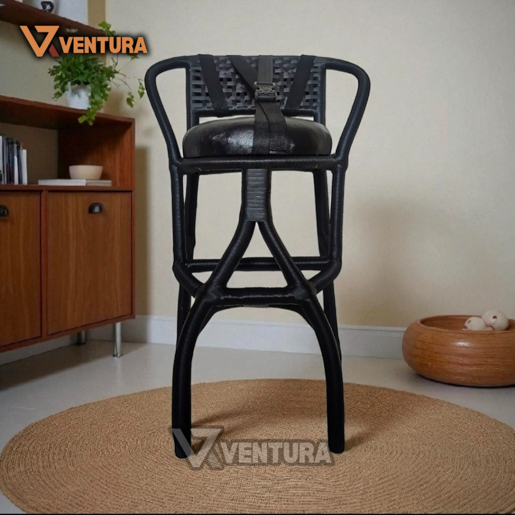 Kursi boncengan anak motor vespa multifungsi full anyaman jok kulit