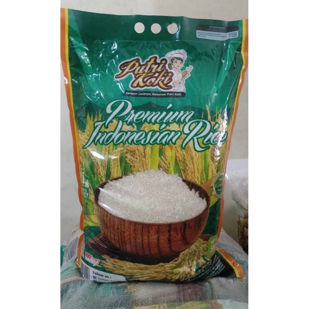 

Beras Putri Koki Hijau 5kg – Beras Premium Pulen Harum