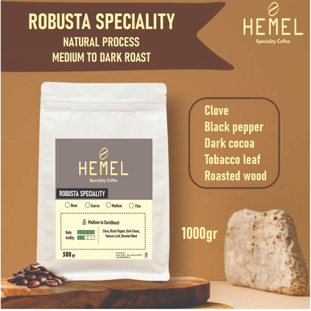 

Kopi Robusta Specialty Premium – Biji Kopi & Bubuk Robusta Fresh Roasted 1000gr / 1kg LEBIH HEMAT
