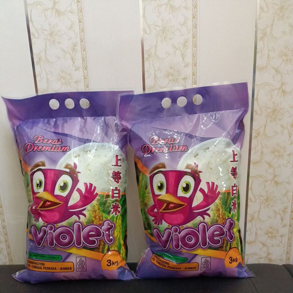 

BERAS VIOLET 6 KG~100% ORIGINAL