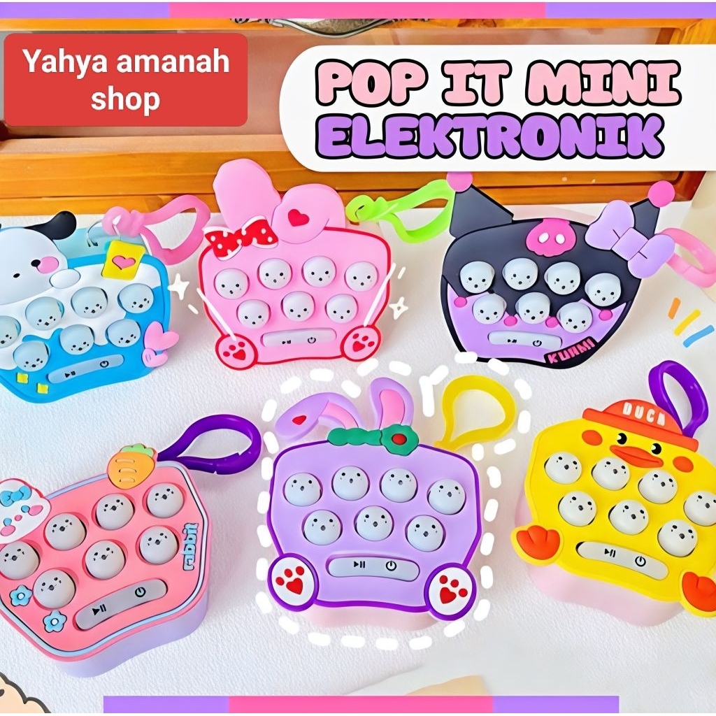 MAINAN POPIT MINI LUCU/ GAME POP IT ELEKTRIK / MAINAN POP IT ELEKTRONIK EDUKASI