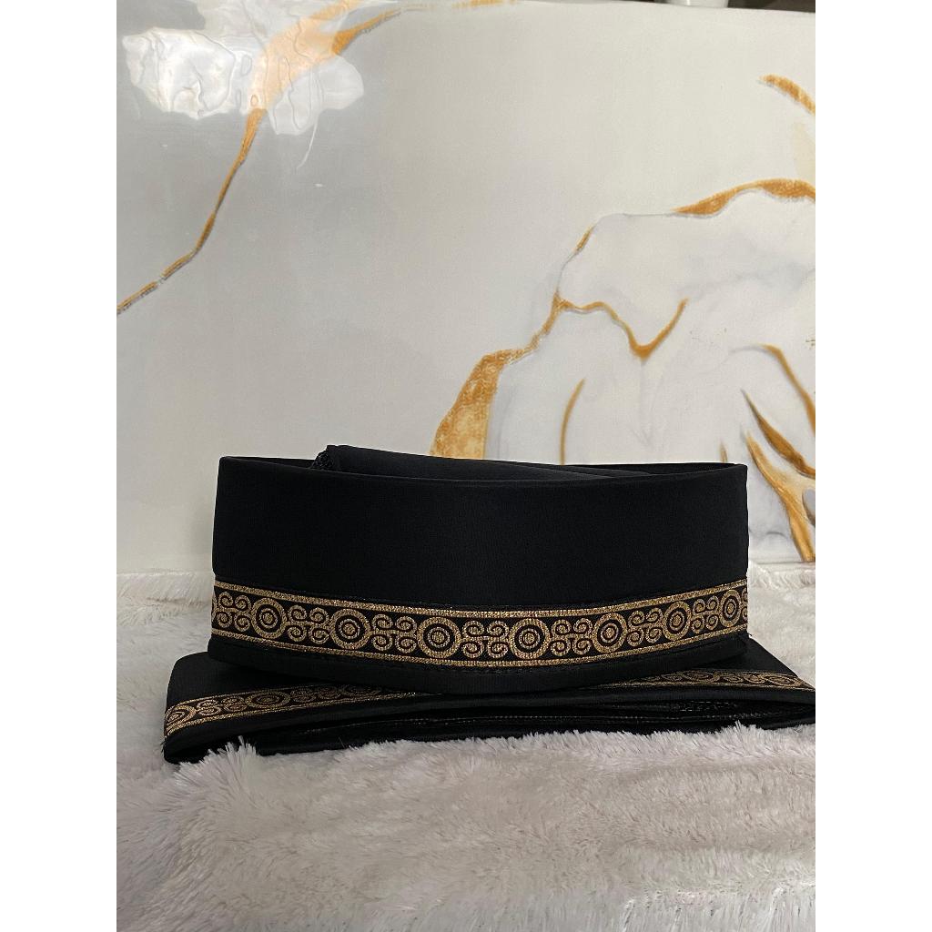 Peci Songkok BHT Gold - Elegan, Mewah Motif Berkelas