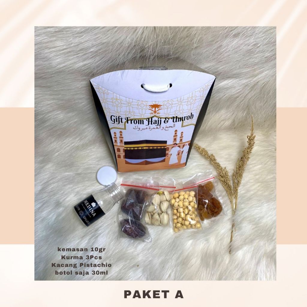 

Paket Souvenir Exclusive Oleh Oleh Haji Dan Umroh, Premium, Halal