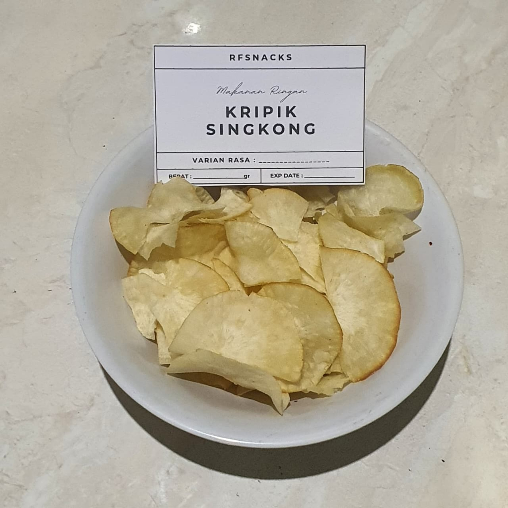 

[RFSNACKS] (EXP JANUARI 2026) jajanan ringan snack Keripik Singkong Kriyuk Rasa Original Renyah Gurih Otentik Kriuk