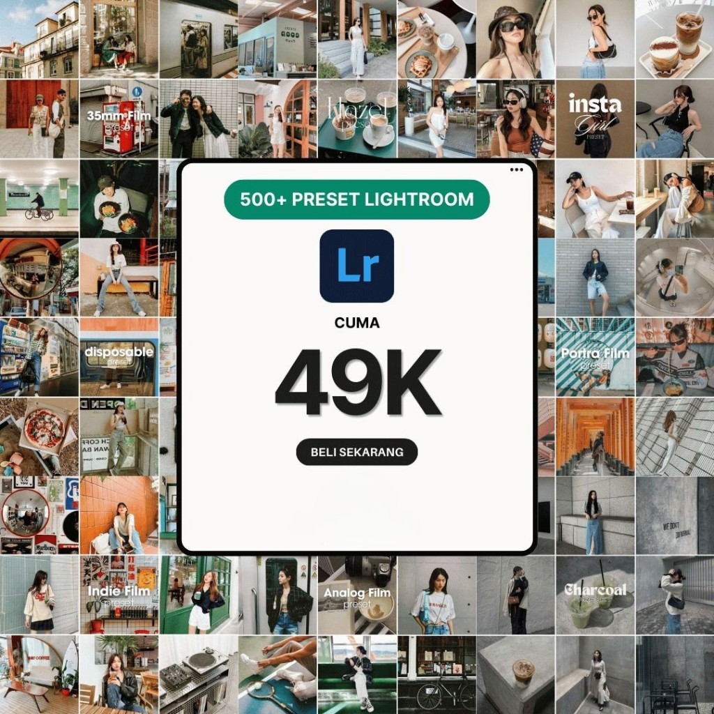 500 PRESET LIGHTROOM PREMIUM - PRESET LIGHTROOM MOBILE - PAKET PRESET MURAH - 500 PRESET LIGHTROOM -