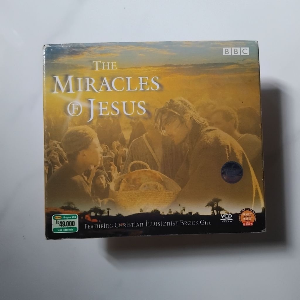 VCD Kaset The Miracle Of Yesus BBC Channel 3 Disc