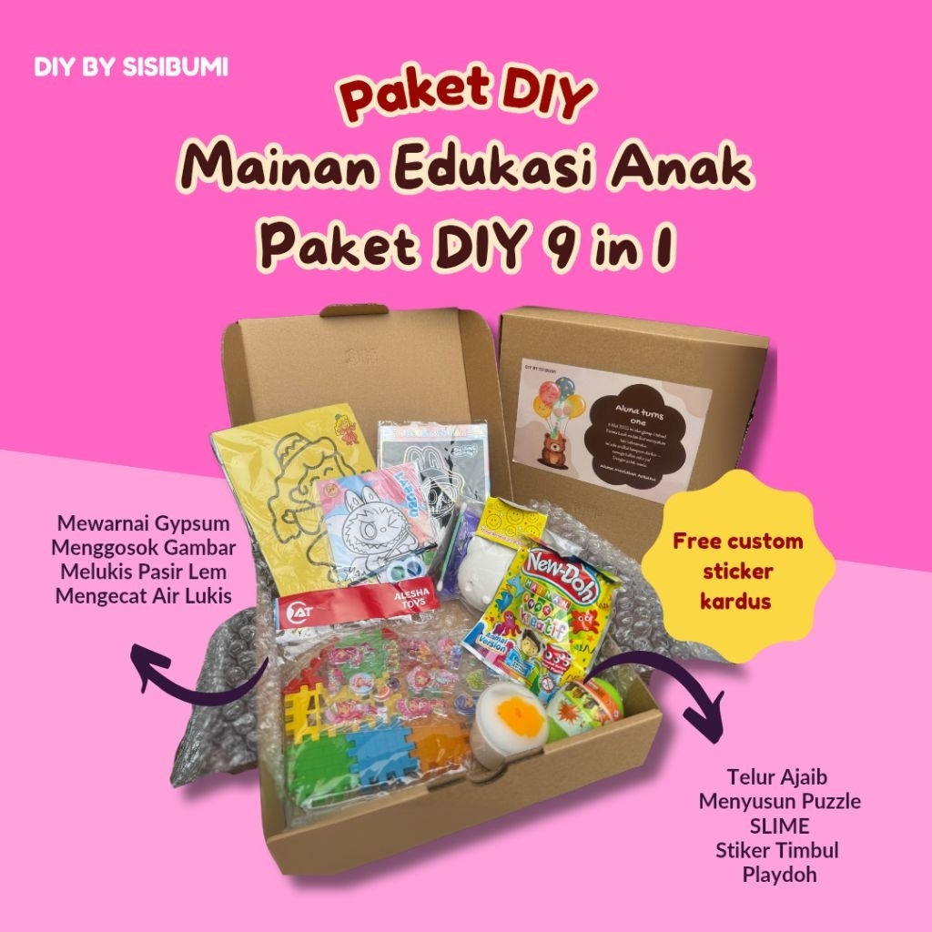 

DIY HAMPERS KREATIF! SIAP KIRIM HARI INI! Cocok untuk hadiah, hampers, goodie bag, ulang tahun, atau aktivitas seru di rumah!