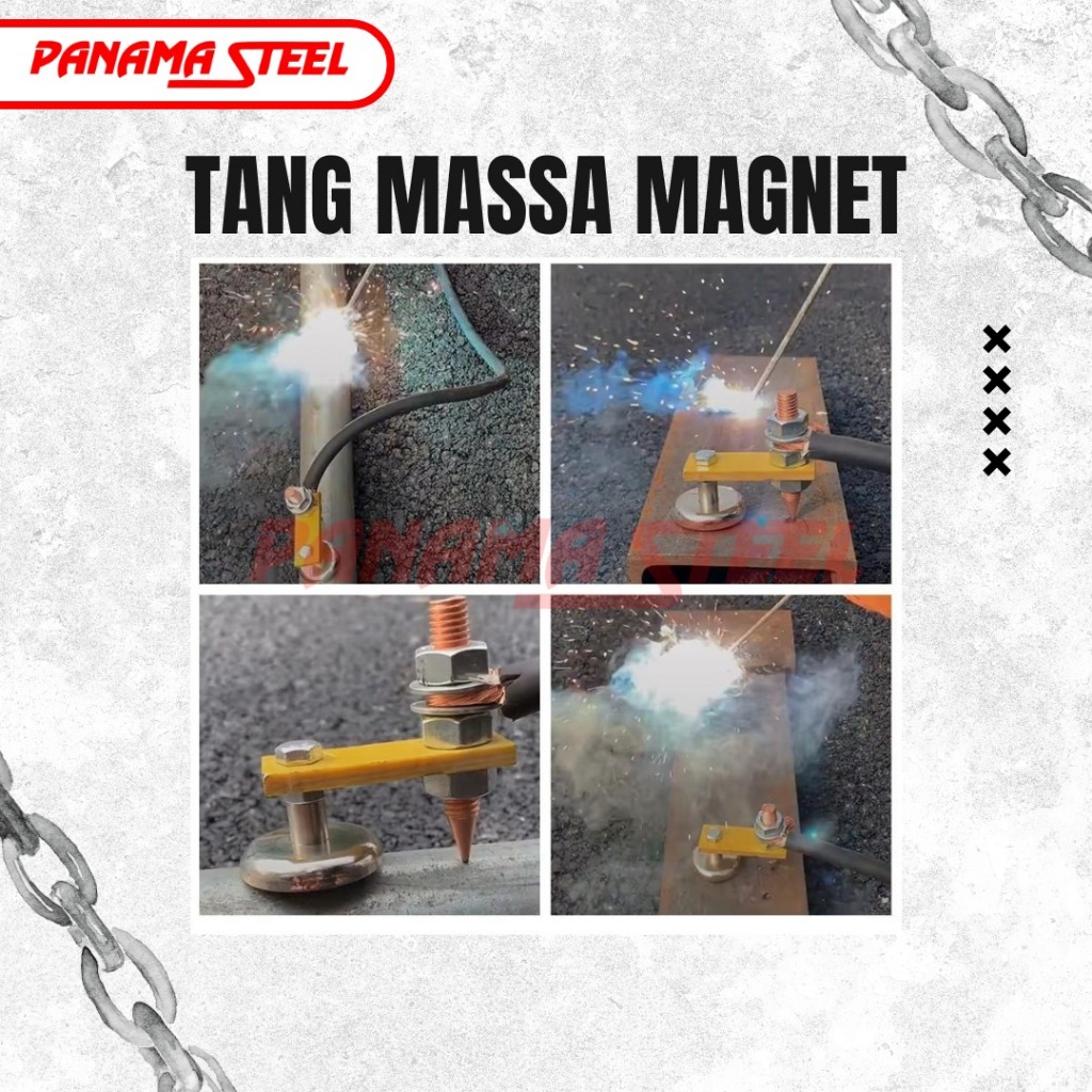 Klem Tang Massa Las Magnet Kabel Mesin Travo Listrik | Las Magnet Stang Massa Tempel