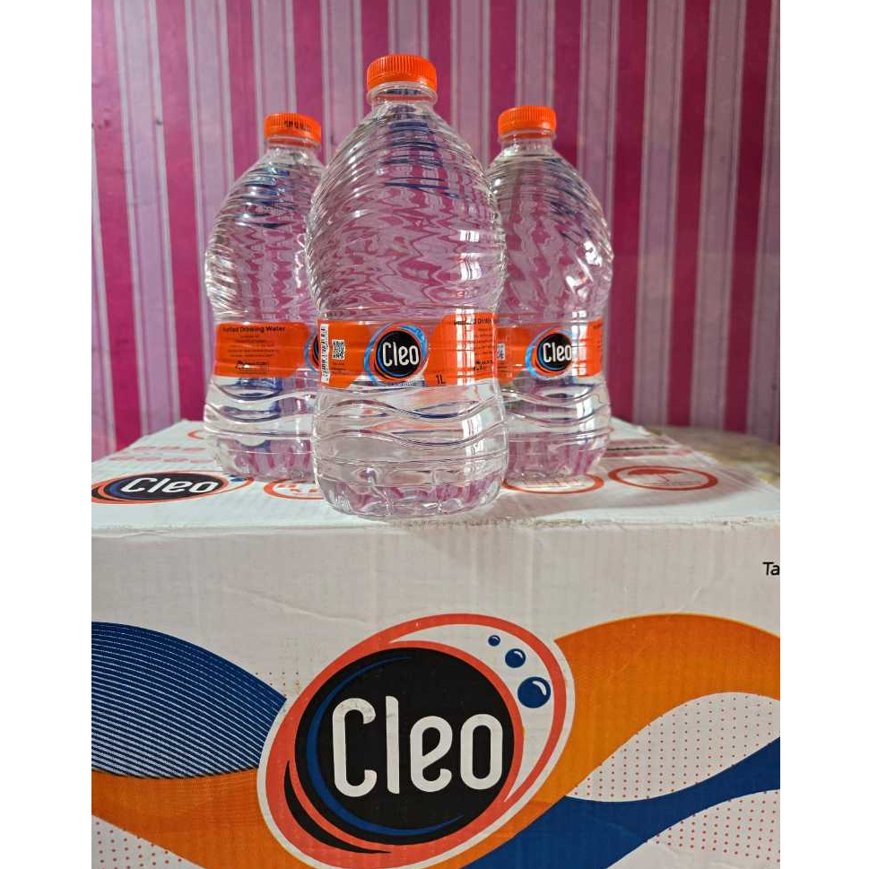 

Cleo 1 ltr/ Cleo 1 ltr kemasan botol / Cleo air murni de mineral ukuran 1 ltr per dus isi 12 pcs