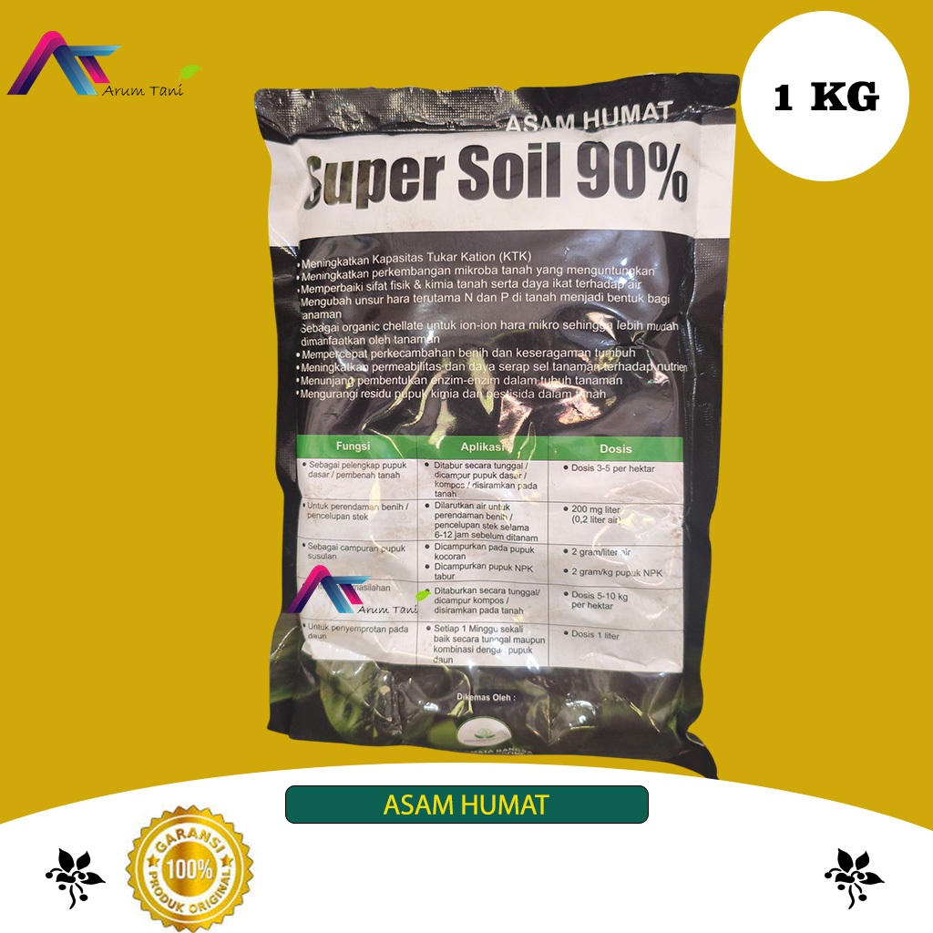 SUPER SOIL ASAM HUMAT 90% 1 KG