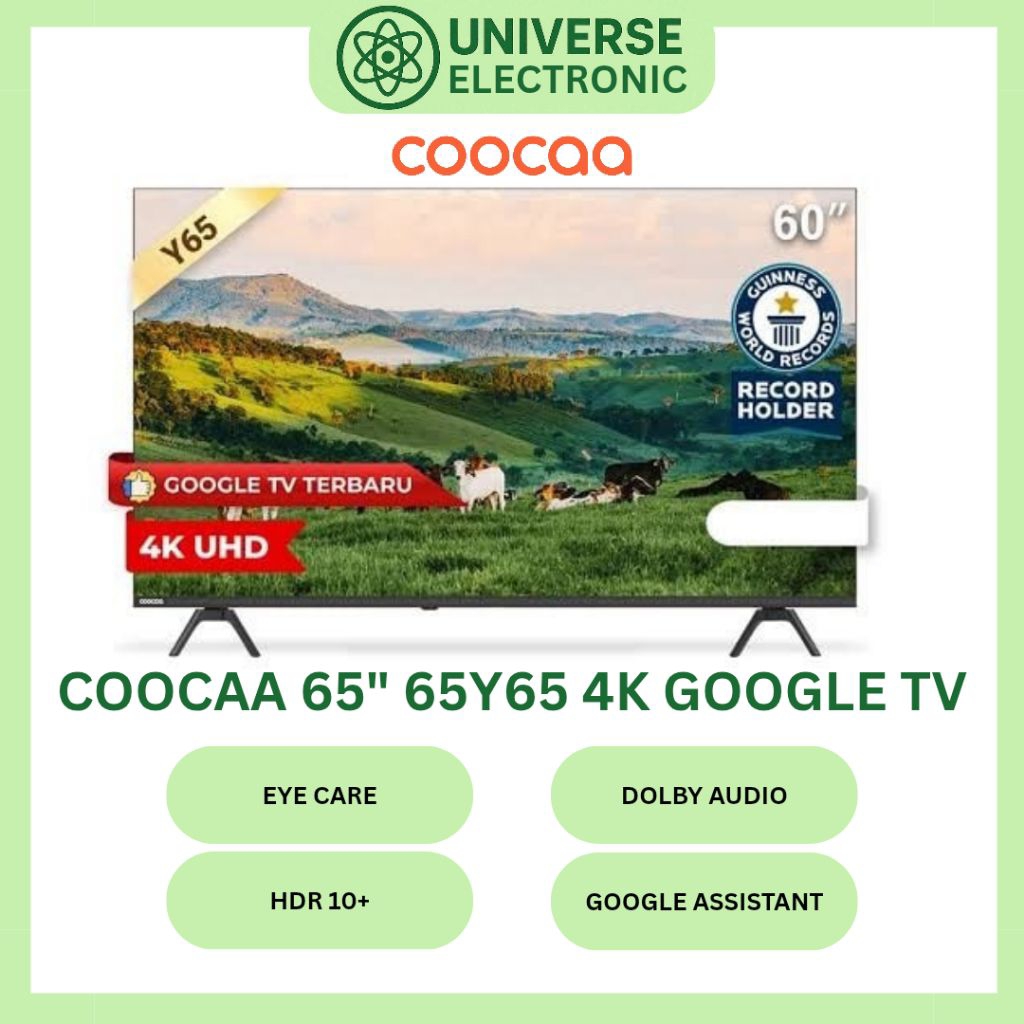 COOCAA 65Y65 PRO 4K QLED GOOGLE TV 65 Inch