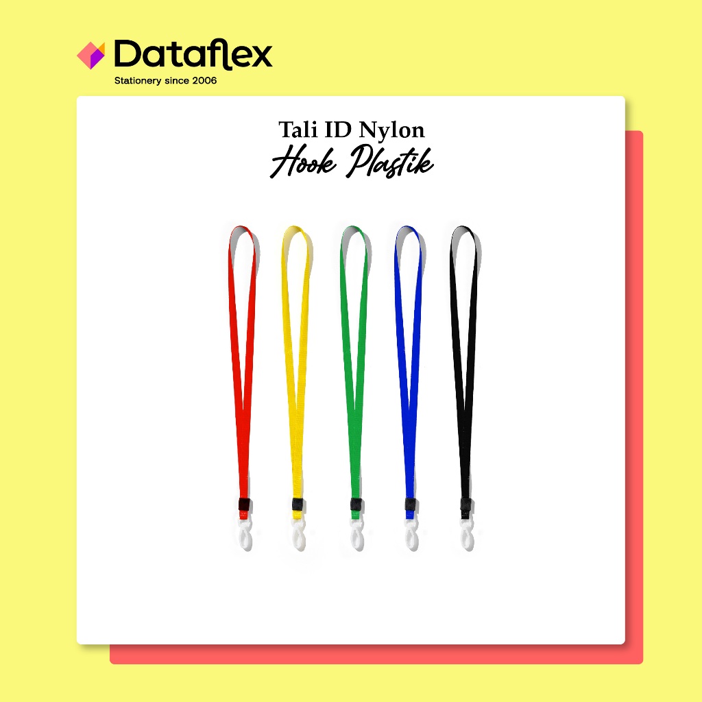 

Tali ID Card Nylon Hook Plastik NYLKP (20 PCS)