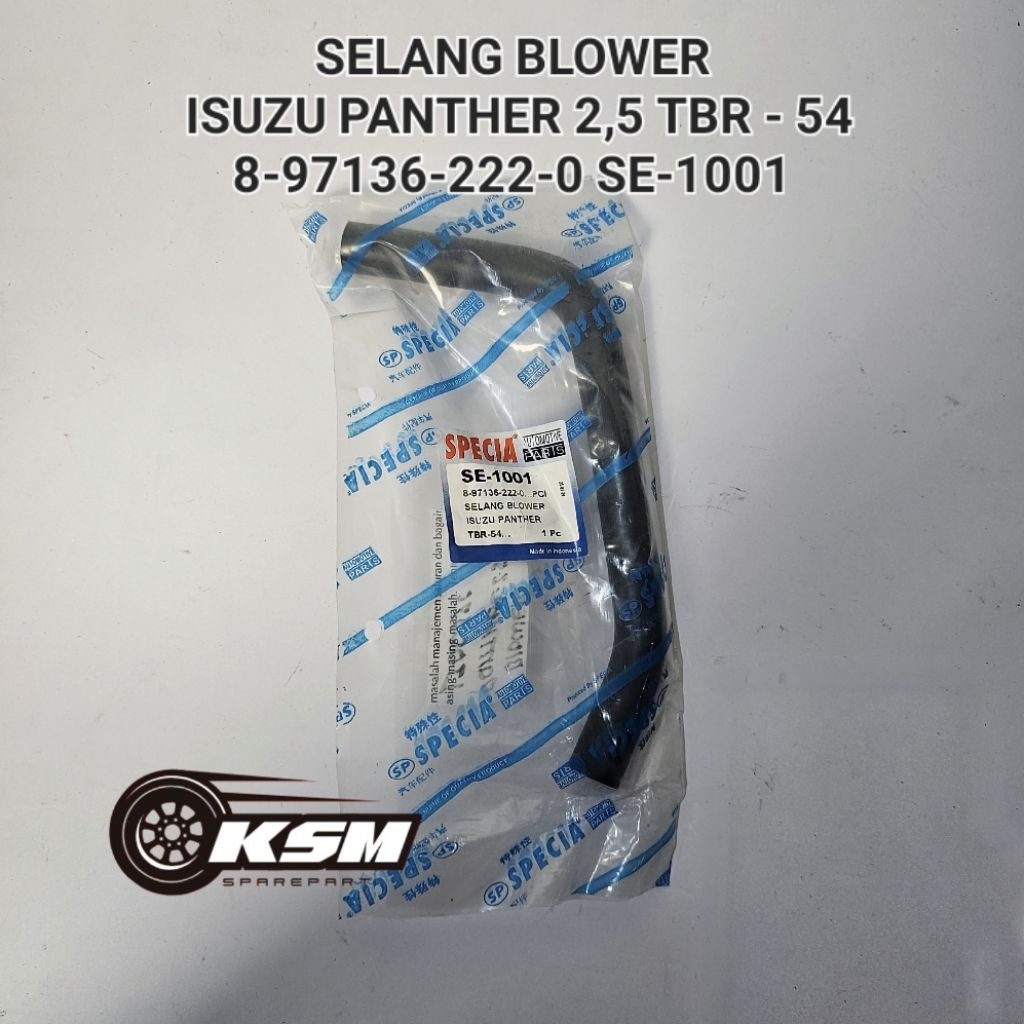 SELANG BLOWER ISUZU PANTHER 2,5 TBR - 54 8-97136-222-0 SE-1001 SE1001 SE 1001 TBR 54 TBR54