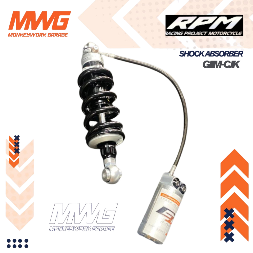 RPM SHOCK ABSORBER BLACK FOR KTM RC/DUKE GIIM-CJK-RC390