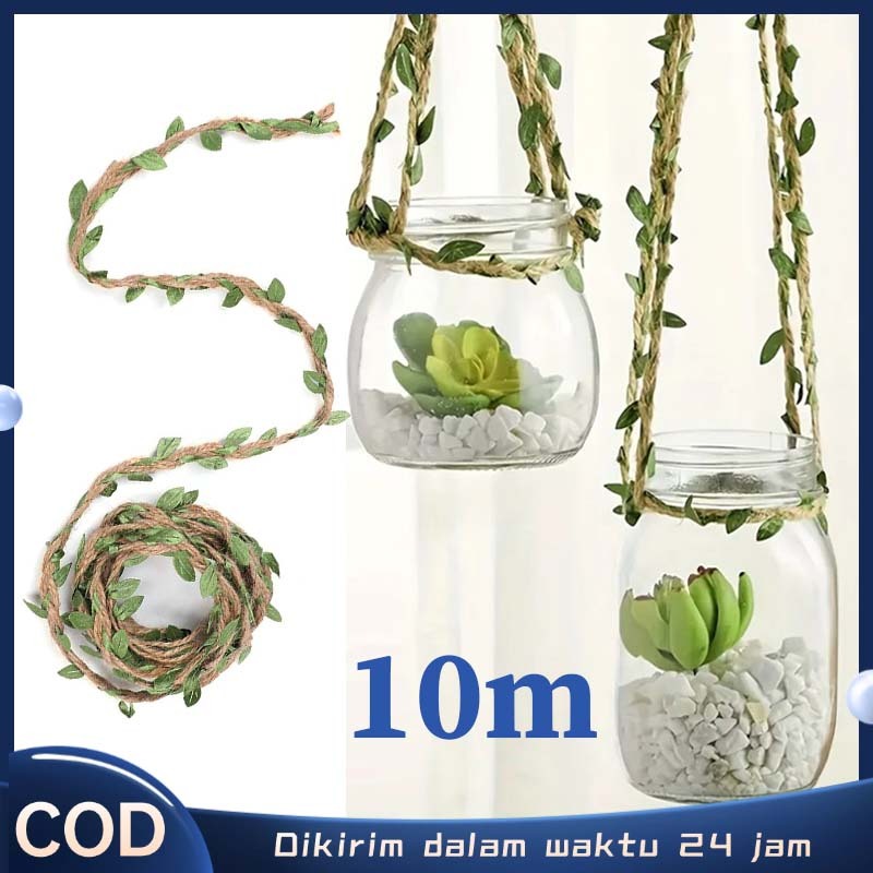 

10M Tali Estetik Tali Goni Daun Tali Pita Goni Pita Karung Goni